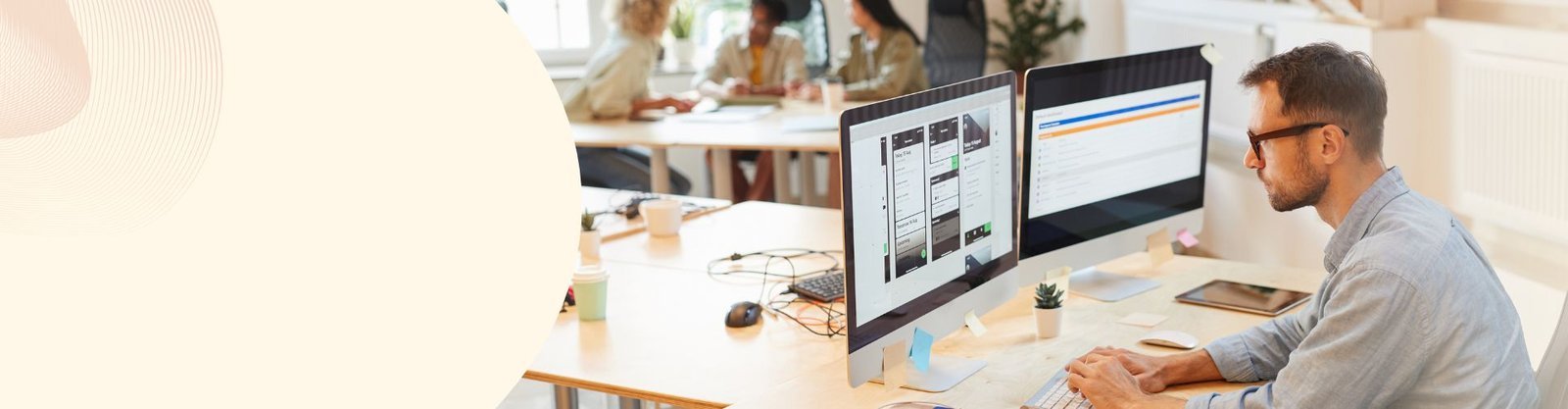 Web and mobile design in progress at InMotion Media Digital