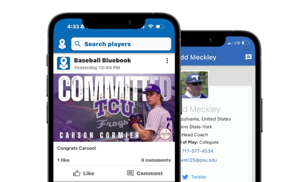 Baseball Bluebook App — iOS & Android app