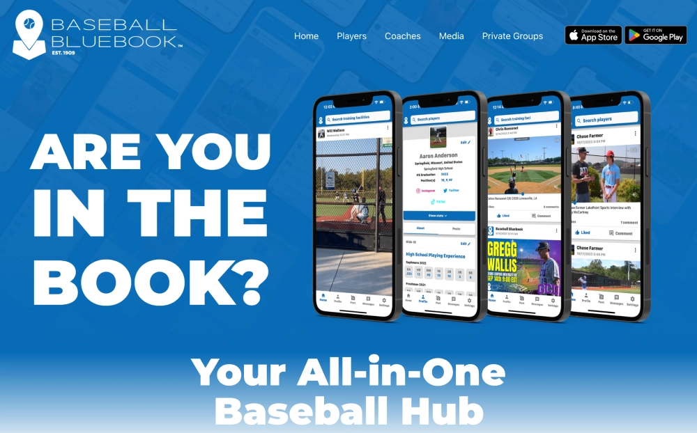 Baseball Bluebook — All-in-one baseball hub