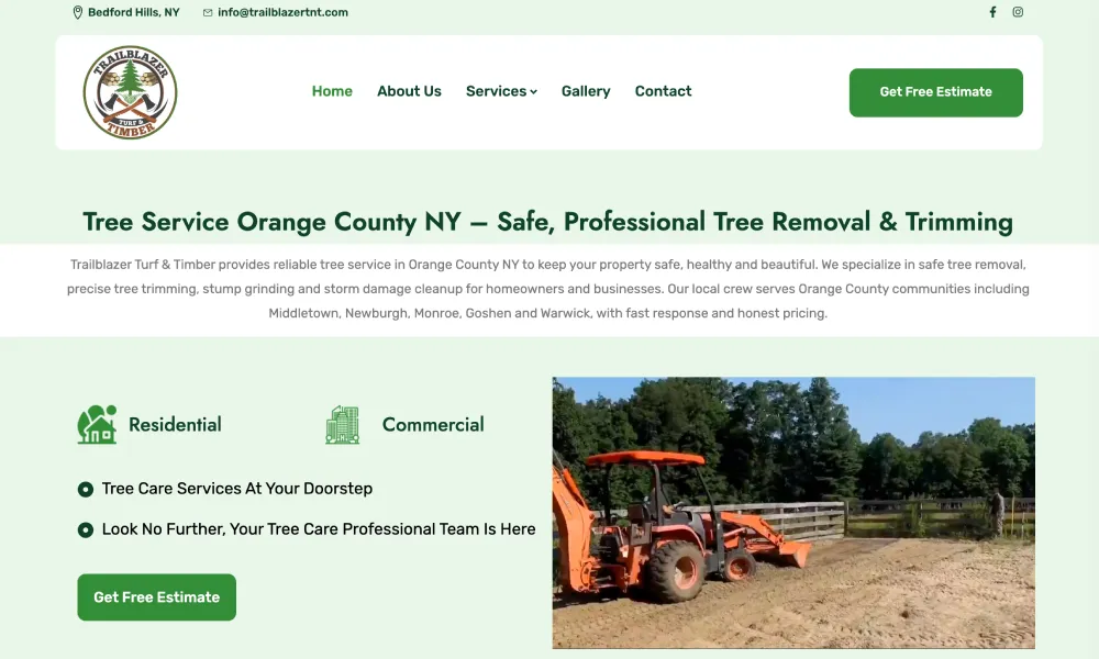 Trailblazer Turf & Timber — Website & SEO