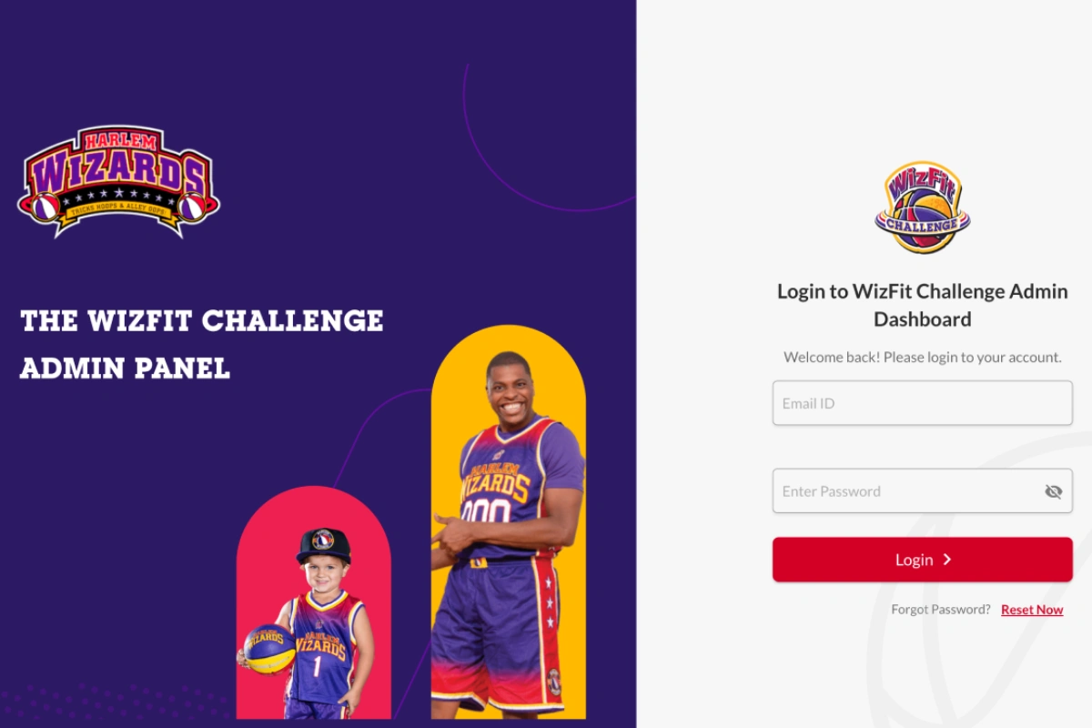 Harlem Wizards — WizFit Challenge web platform