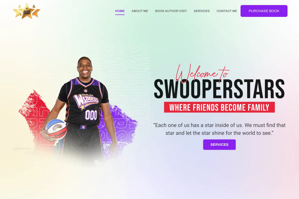 Swooper Stars — Website design & build
